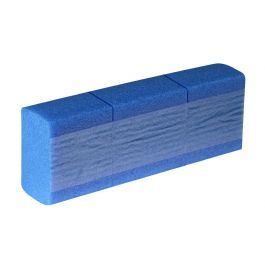 Schuimblokjes blauw 100 x 100 x 50 mm permanent klevend
